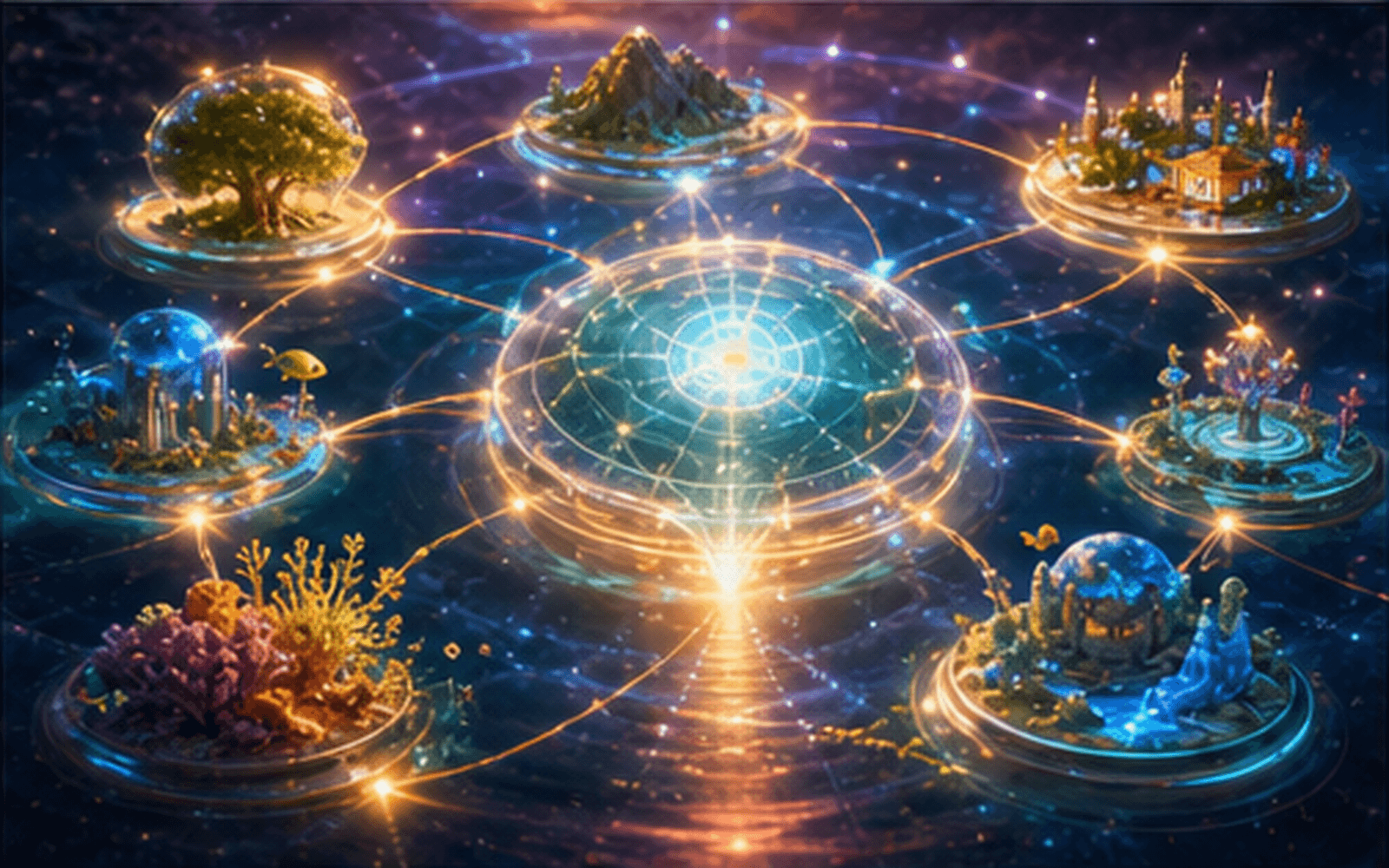 Meridian concept map visual.